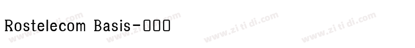 Rostelecom Basis字体转换